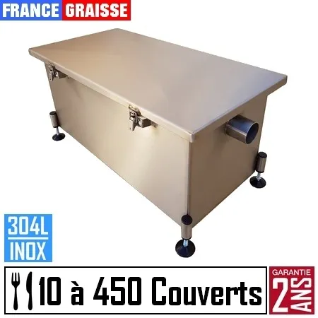 bac a graisse inox restaurant