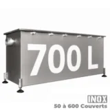 bac à graisse cave-extérieur 600 couverts jour inox professionnel - 700L